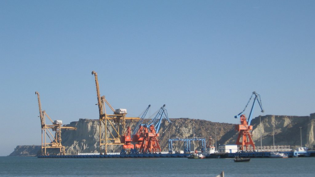 The Pakistani port at Gwadar. The China-Pakistan Economic Corridor (CPEC) plans to link the western Chinese city of Kashgar to the port. Photo via Moign Khawaja.