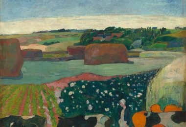 Paul Gauguin (French, 1848 - 1903 ), Haystacks in Brittany, 1890, oil on canvas, Gift of the W. Averell Harriman Foundation in memory of Marie N. Harriman