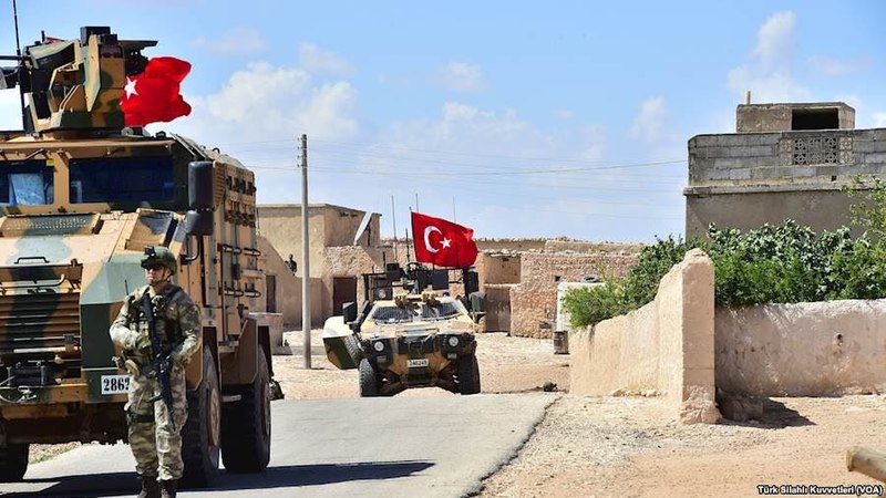 Turkish soldiers in Northern Syria