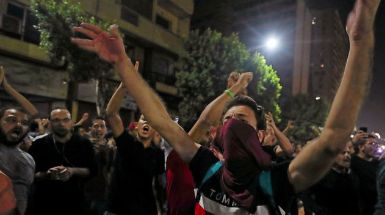 Protesters in Cairo