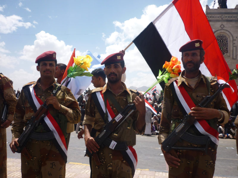 Yemeni soldiers. Photo courtesy of Ibrahem Qasim.