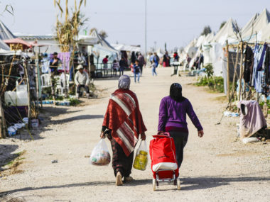 Syrian refugees in a displaced persons camp in Turkey. Photo courtesy of the European Parliament.